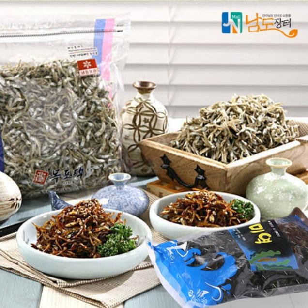 (이천물산)목포 목향선물세트 1호(자멸치300g+자른미역100g)13145
