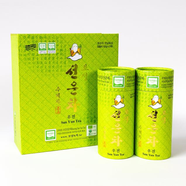 (보성선운제다)유기농 우전녹차 100g(케이스)1646