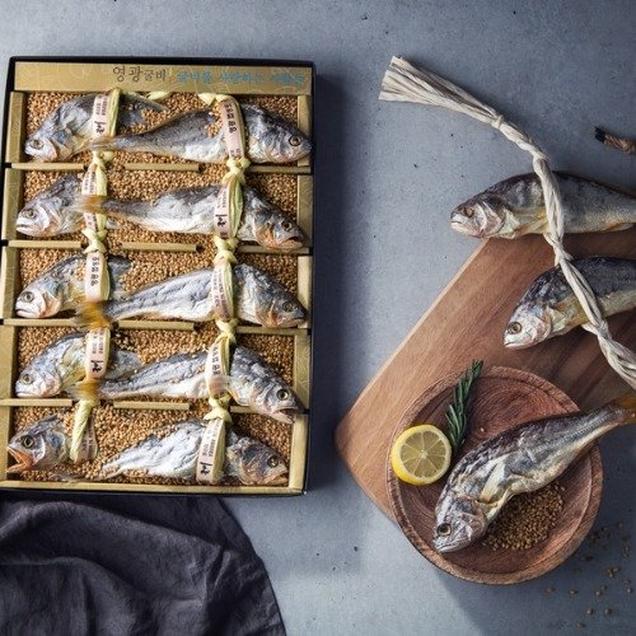 (성광굴비) 보리굴비 국산 오가4호 10마리 23cm내외 건조전 1.6kg 지함+보자기1330