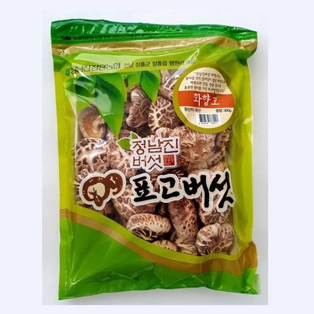 (정남진장흥농협)원목 표고버섯 백화고 300g2038