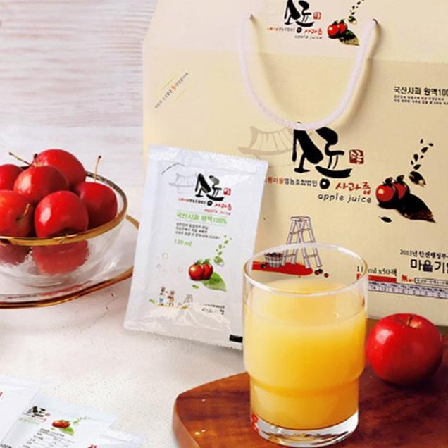 (샛터농장)사과즙 110ml x 50포 1박스2626