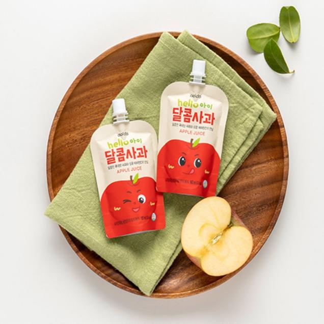 (좋은영농조합)헬로아이 달콤사과 스파우트 타입 100ml*20포2496