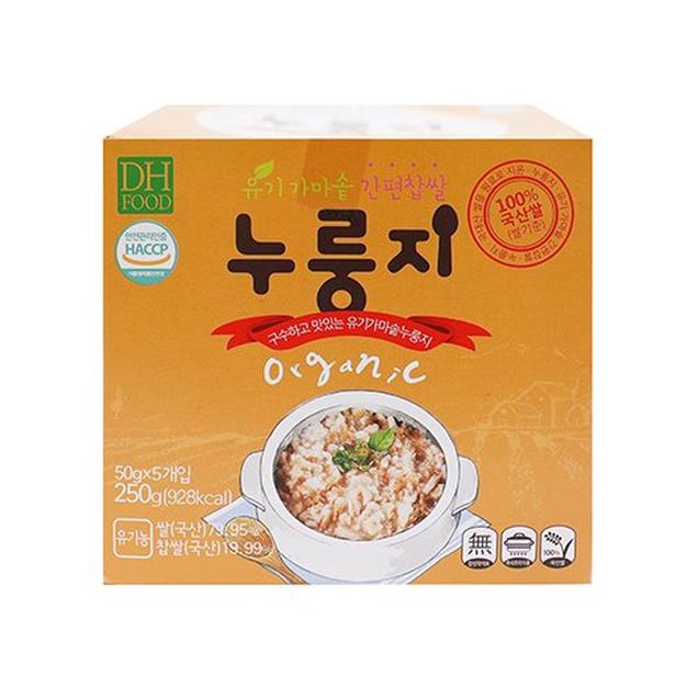 [남도보양식] (대한식품)유기가마솥 간편 찹쌀누룽지 6개입(250g x 6개)3877