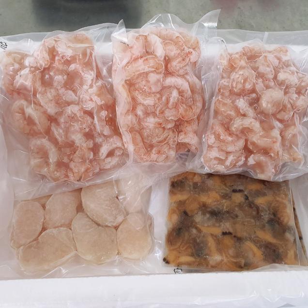 (상진물산)냉동 해산물 3종세트(관자+새우살+바지락살)3752
