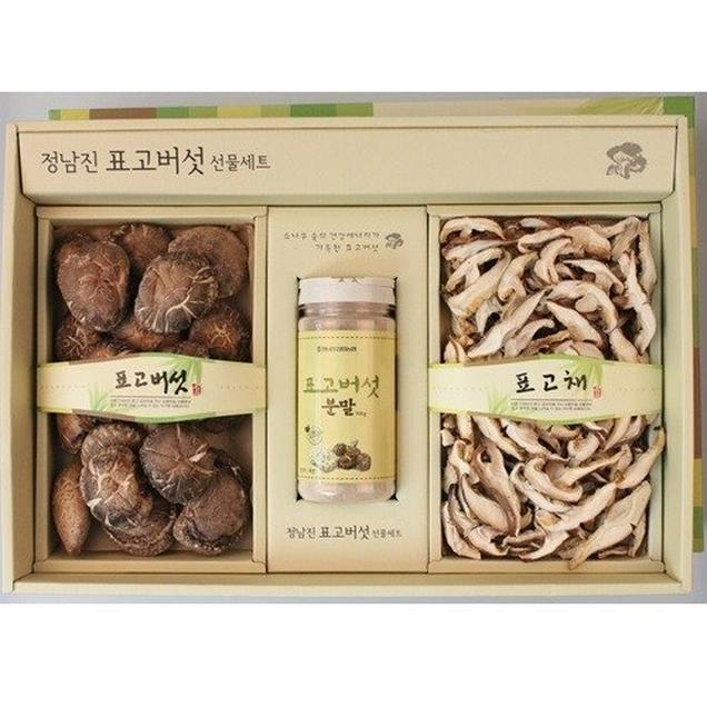 (정남진장흥농협)표고종합세트 320g (원형표고 120g+표고채 100g+표고가루 100g14699