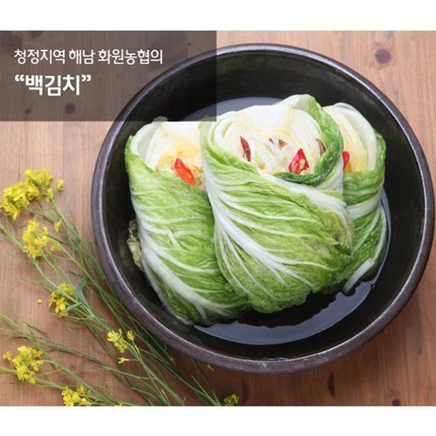 (해남미소)화원농협 이맑은 백김치 5kg12911