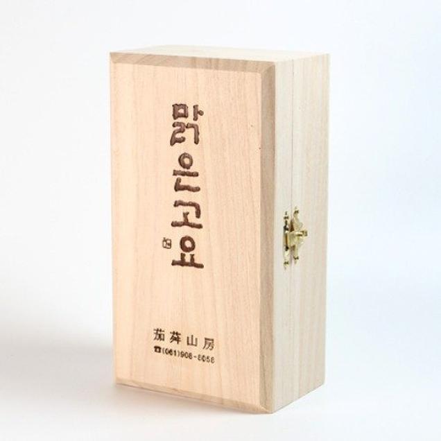 (가천산방)유기농 야생 녹차 세작 80g(오동나무상자)4904