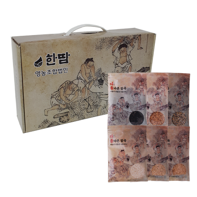 (한땀)22년산 한땀 잡곡6종 선물세트(500gx6ea)15945
