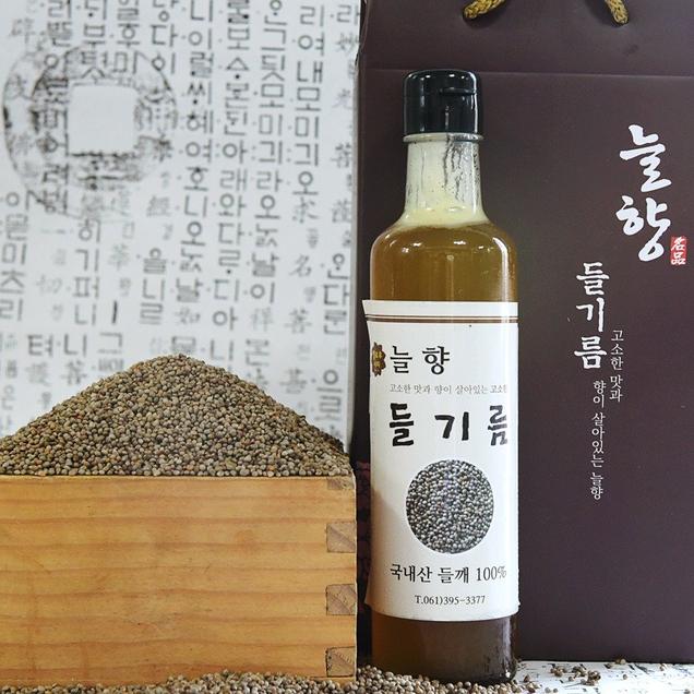 (늘향기름집)국산 들기름 300ml4666