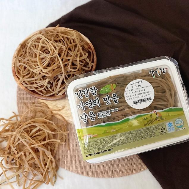 (자미담)순수 자연의 맛 냉동 국내산 고구마줄기(400g/1kg)5477