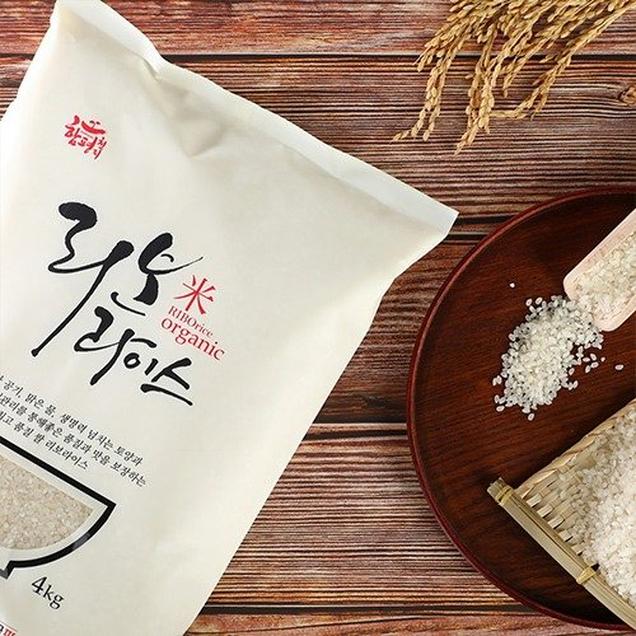 (나비골팜) 25년산 햅쌀 유기농백미 리보라이스 4kg6034