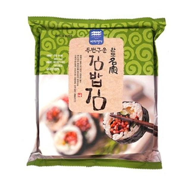 (바다명가)완도명가 두번 구운 김밥김(100장)2324