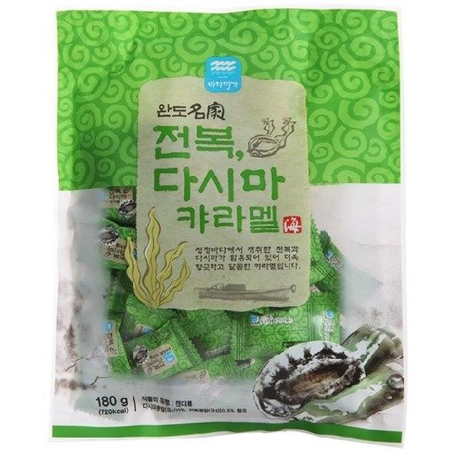 (바다명가) 완도명가 전복다시마 캬라멜(180g*3봉)2417