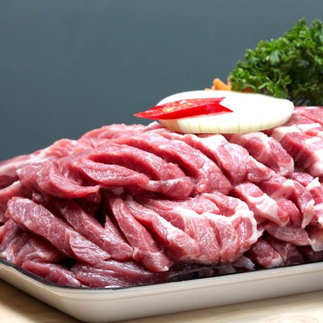 (농할 할인)(다산에프앤엠)HACCP 인증 숮불용 벌집삼겹살/바베큐목심 500g13427