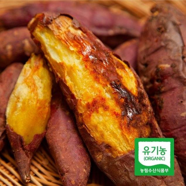 (한마음공동체)황토밭에서 자란 유기농 꿀고구마 5kg 무선별(23년산)12697