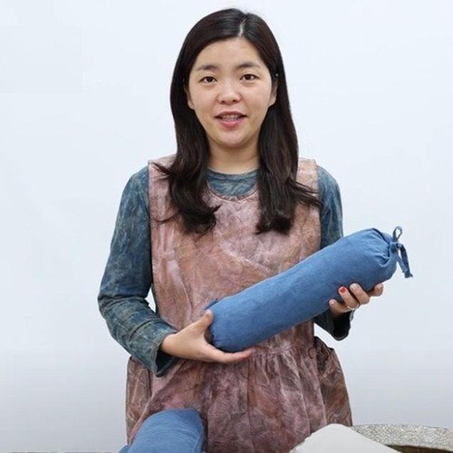 [체험활동꾸러미] (천연염색 숨) 천연염색 녹차베개 만들기 키트 (보성)5312