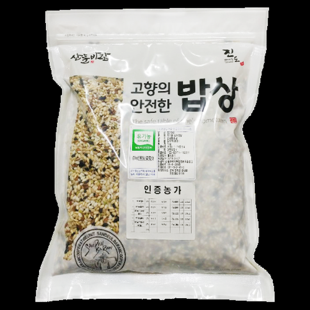(산들바람)유기농 오색찹쌀 1kg4203