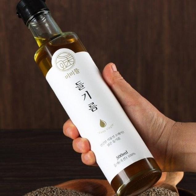(마중물)미미뜰 국산 생들기름(200ml/300ml)6026