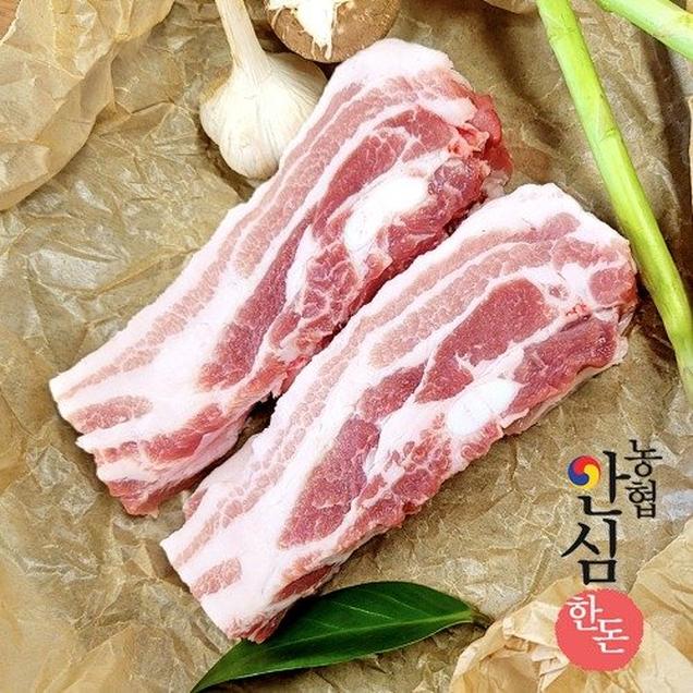 (정석푸드)농협 안심한돈 냉장 삼겹살[구이용/보쌈용](500g/1kg)4645