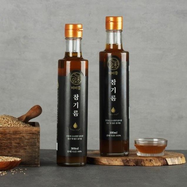 (마중물)국산햇참깨 미미뜰 참기름(300ml)6024