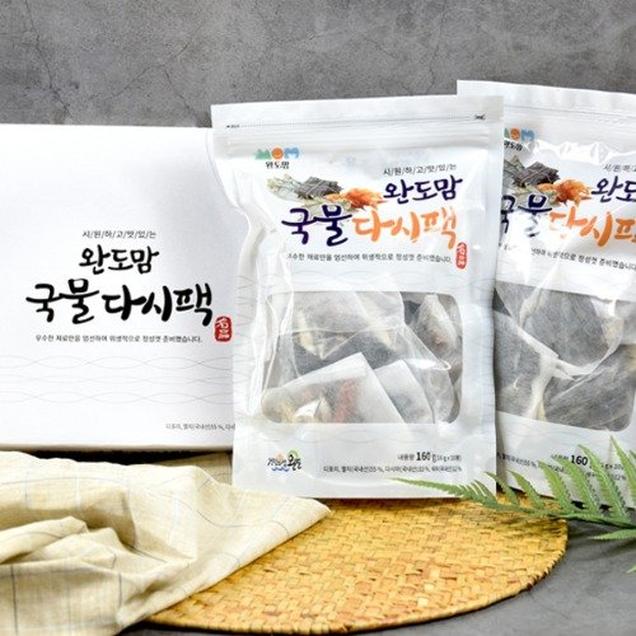 (완도맘)국물다시팩160gx2봉 선물포장(10팩)15250
