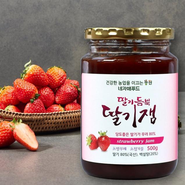 (담양장터)네자매푸드 딸기잼 500g5320
