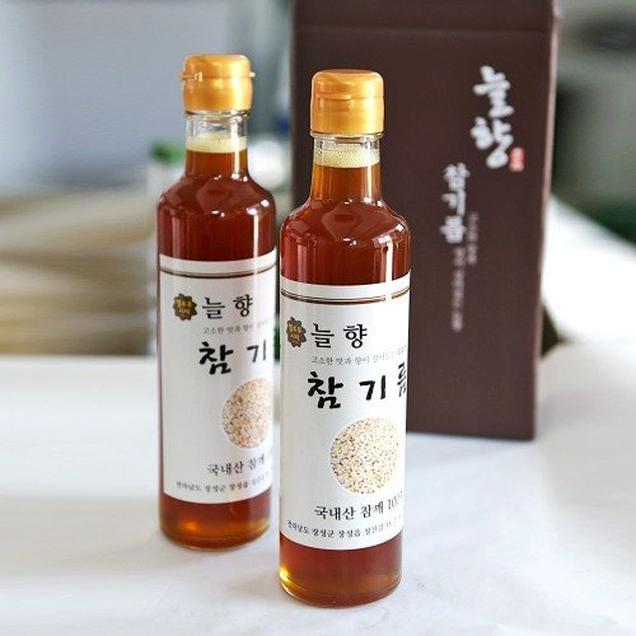 (늘향기름집)국산 참기름 300ml4664