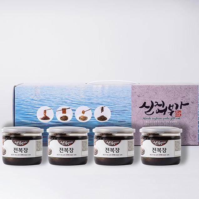 (완도바다)신지어부 프리미엄 전복장 280g 단품(싱싱캔)6269