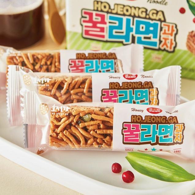 (호정식품)꿀과 조청을 더한 꿀라면과자(20개/48개)14541