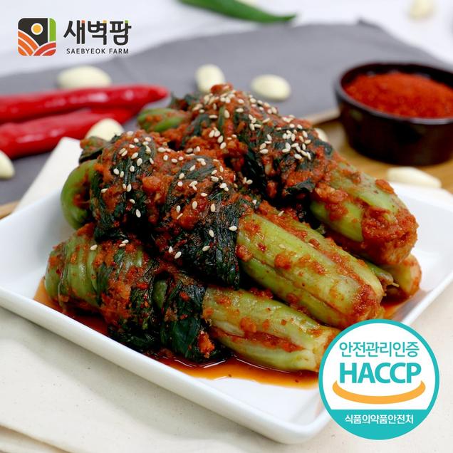(새벽팜) 2023 김치품평회 대상 새벽팜 전라도김치 국산 돌산 갓김치(2kg/3kg/ 5kg)3565