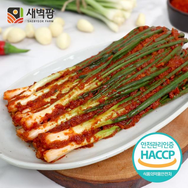 (새벽팜) 2023 김치품평회 대상 새벽팜 전라도김치 국산 파김치(1kg/2kg/3kg)3566