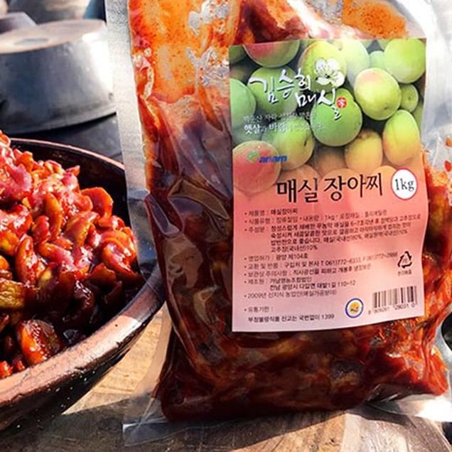 (가남농원)새콤달콤 잘 숙성된 매실장아찌 1kg4278