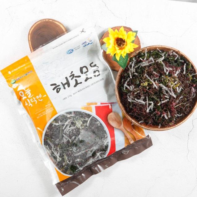 (새벽바다)염장 해초모듬 2kg x 1봉(냉동)1433