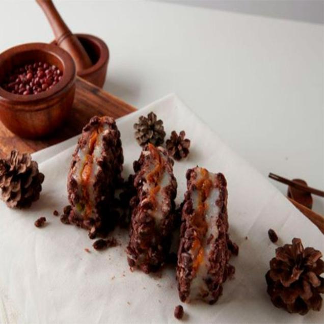 (장가)호박고지가 잔뜩 들어간 호박고지시루떡 1kg3653