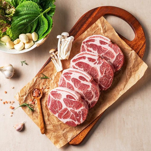 (흙향)국내산 돼지 목살 500g(구이용/숯불용/수육용)6414