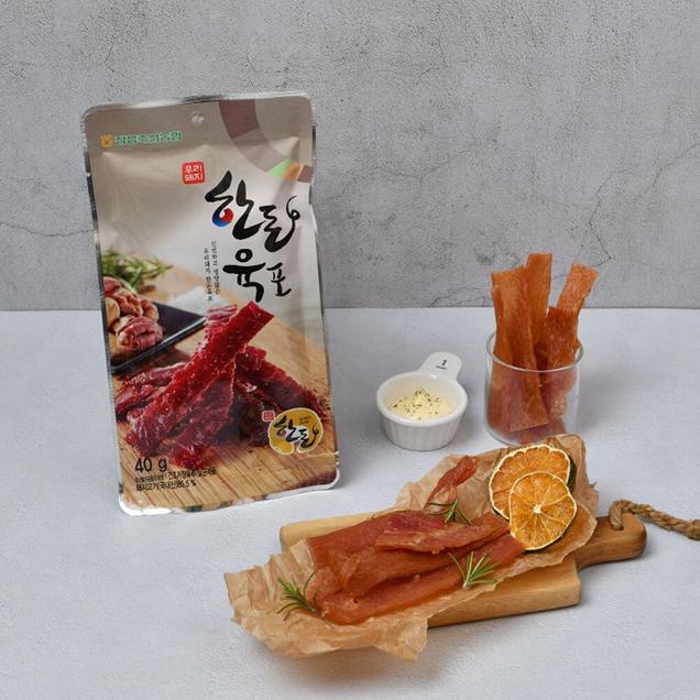 (남도드림)한돈 돼지육포(40g)3801