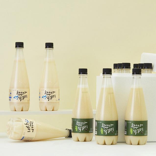 (다도참주가)정직함이 만든 차이 혼합세트 생막걸리+솔막걸리 650ml 12병(1BOX)6290