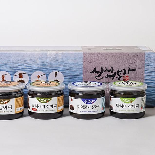 (완도바다)신지어부 프리미엄 해초장아찌 4종 세트(싱싱캔)6275