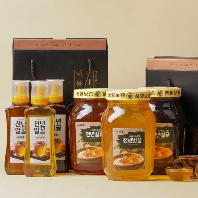 (천년벌꿀)자연이 준 건강 천년벌꿀 2.4kg(아카시아/야생화/밤꿀)18832