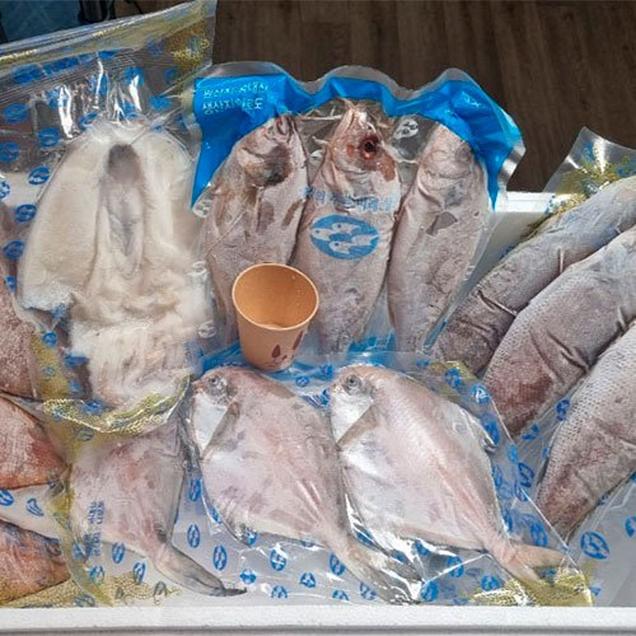 (르와르)고흥 나로도 반건조 생선세트(제수용/민어 3, 서대4~5,병어3,부서3,갑오징어1)7114