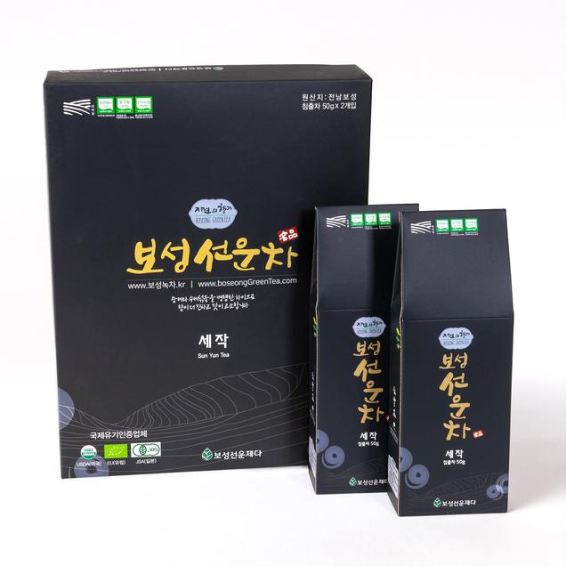 (보성선운제다)유기농 세작녹차(선물용/100g)1648