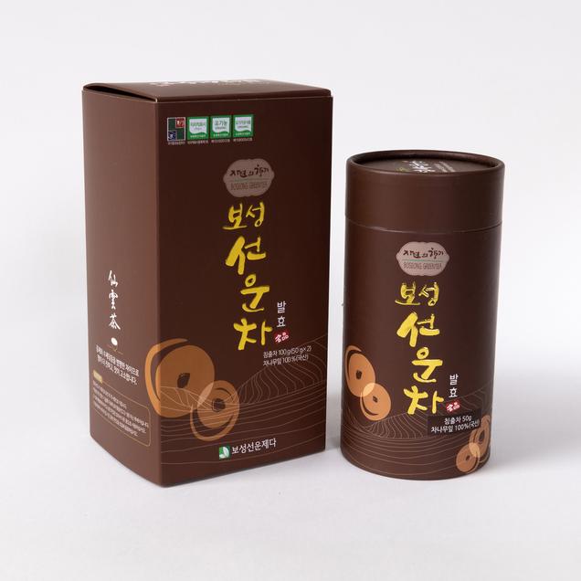 (보성선운제다)유기농 전통 발효차(케이스/100g)1666