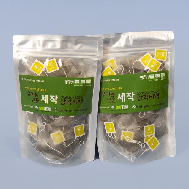 (보성선운제다)유기농 세작삼각티백 60g(티백50개입)1651