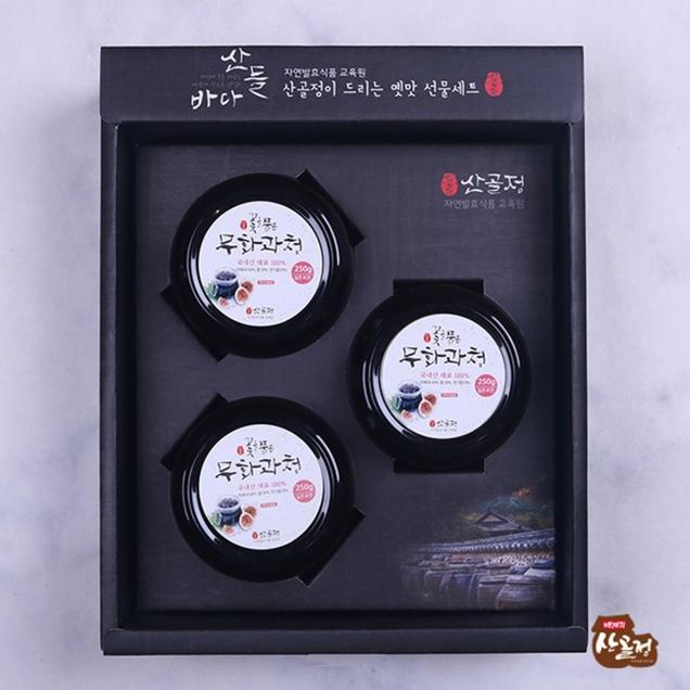(산골정)국내산 재료로 만든 산골정 무화과청 세트(3개입)2490