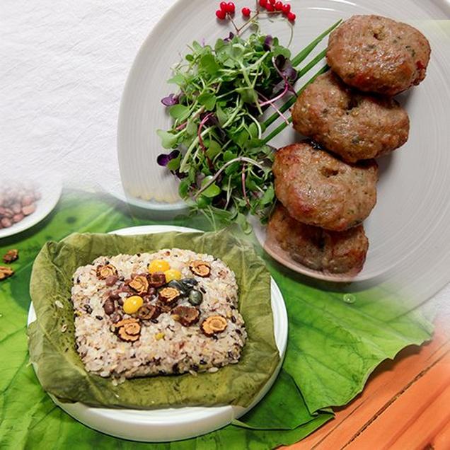 (다정주식회사)다정 쉼 세트(오곡연잎밥+연잎 수제떡갈비)6358