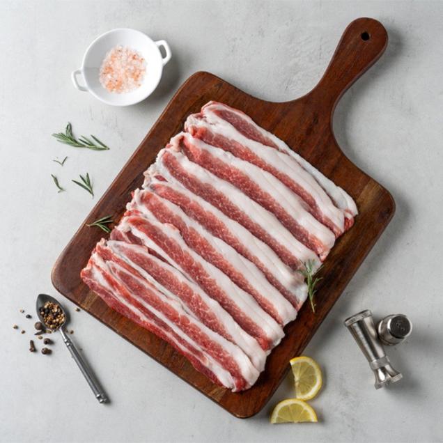 [왕곡푸드] 한돈 고소 쫄깃한 냉장 대패삼겹살 500gx4 총2kg6440