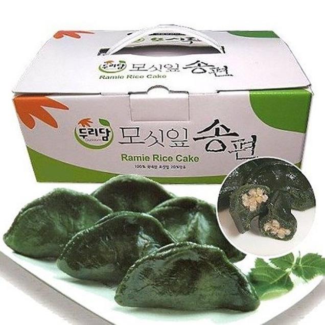 (모시올) 두리담 모싯잎 찐송편 1kg(40gx25개)1541