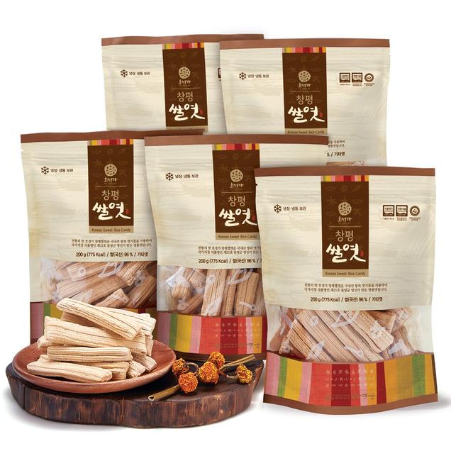 (호정식품)호정가 창평쌀엿 묶음 1kg(200g*5개입)14559