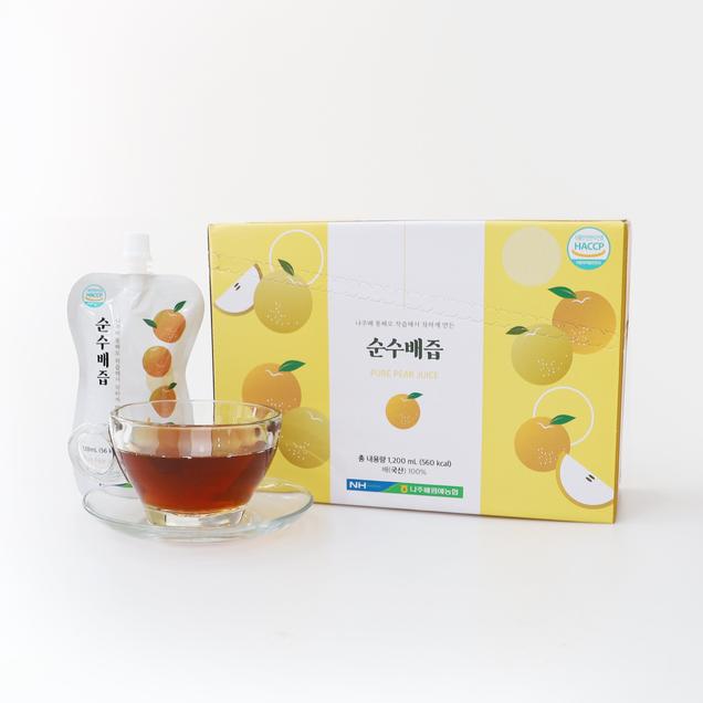 (나주배원협)무첨가 배 그대로 착즙한 순수 배즙 120ml*30포4701