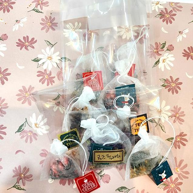 [체험활동꾸러미] (명인신광수차) 꽃차랑 과일차 티백 만들기 (순천)5391